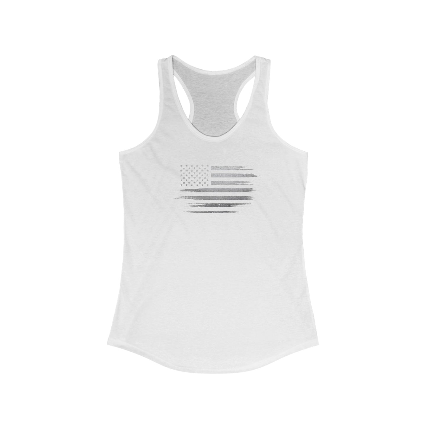 Patriotic Women's Racerback Tank Top | USA Flag Shirt ( TONS OF COLORS )