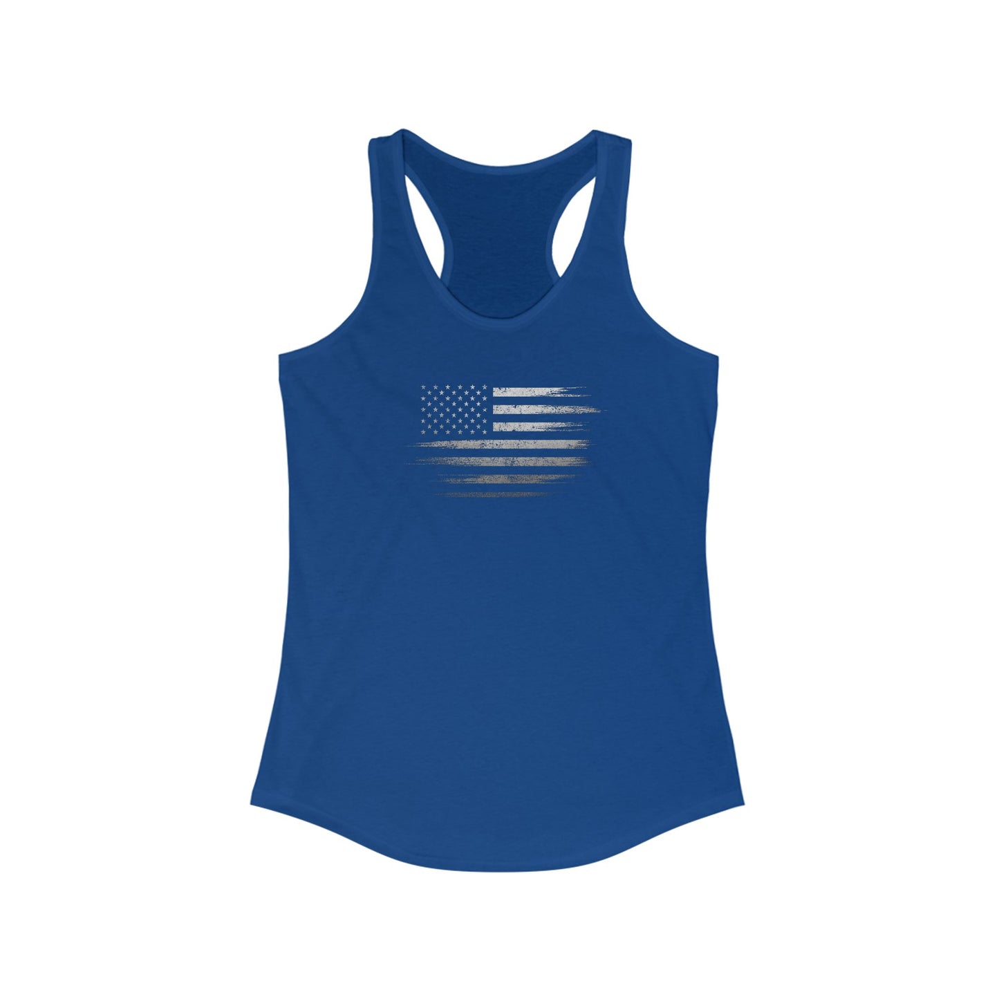 Patriotic Women's Racerback Tank Top | USA Flag Shirt ( TONS OF COLORS )
