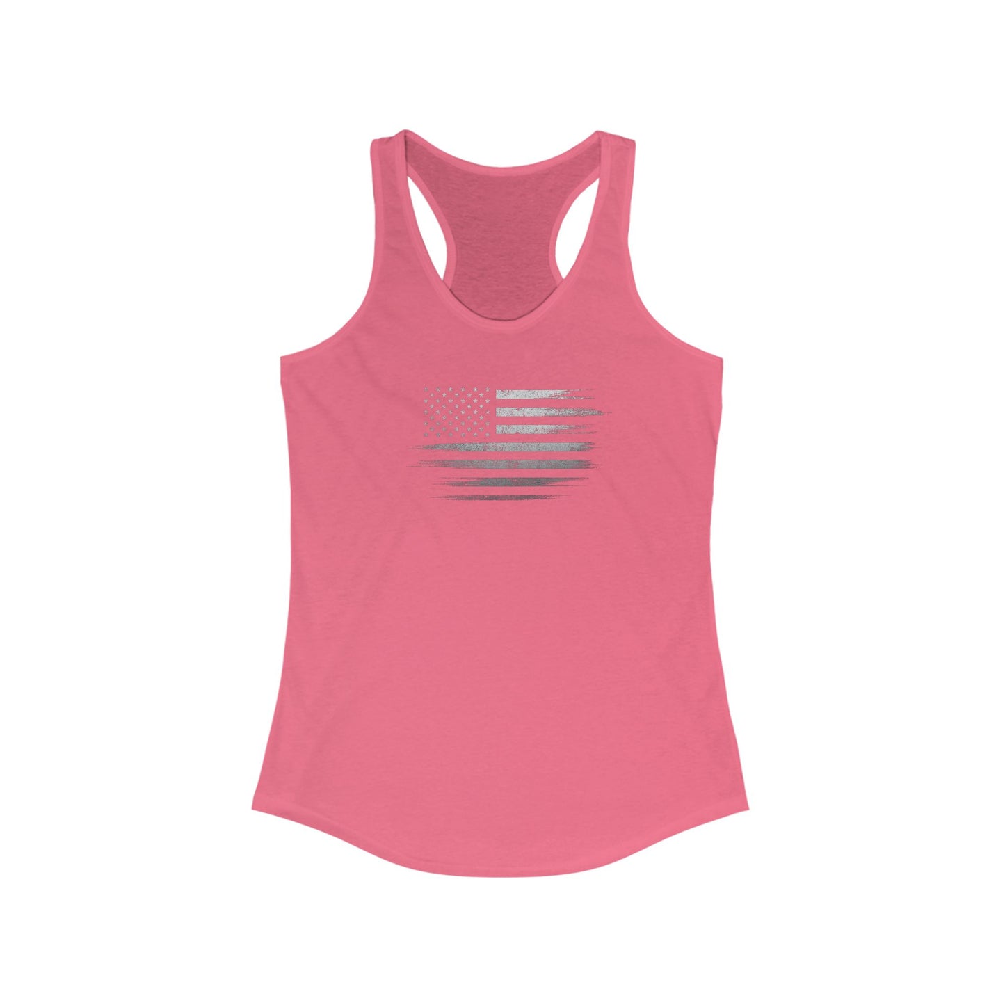 Patriotic Women's Racerback Tank Top | USA Flag Shirt ( TONS OF COLORS )
