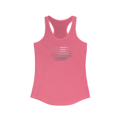 Patriotic Women's Racerback Tank Top | USA Flag Shirt ( TONS OF COLORS )