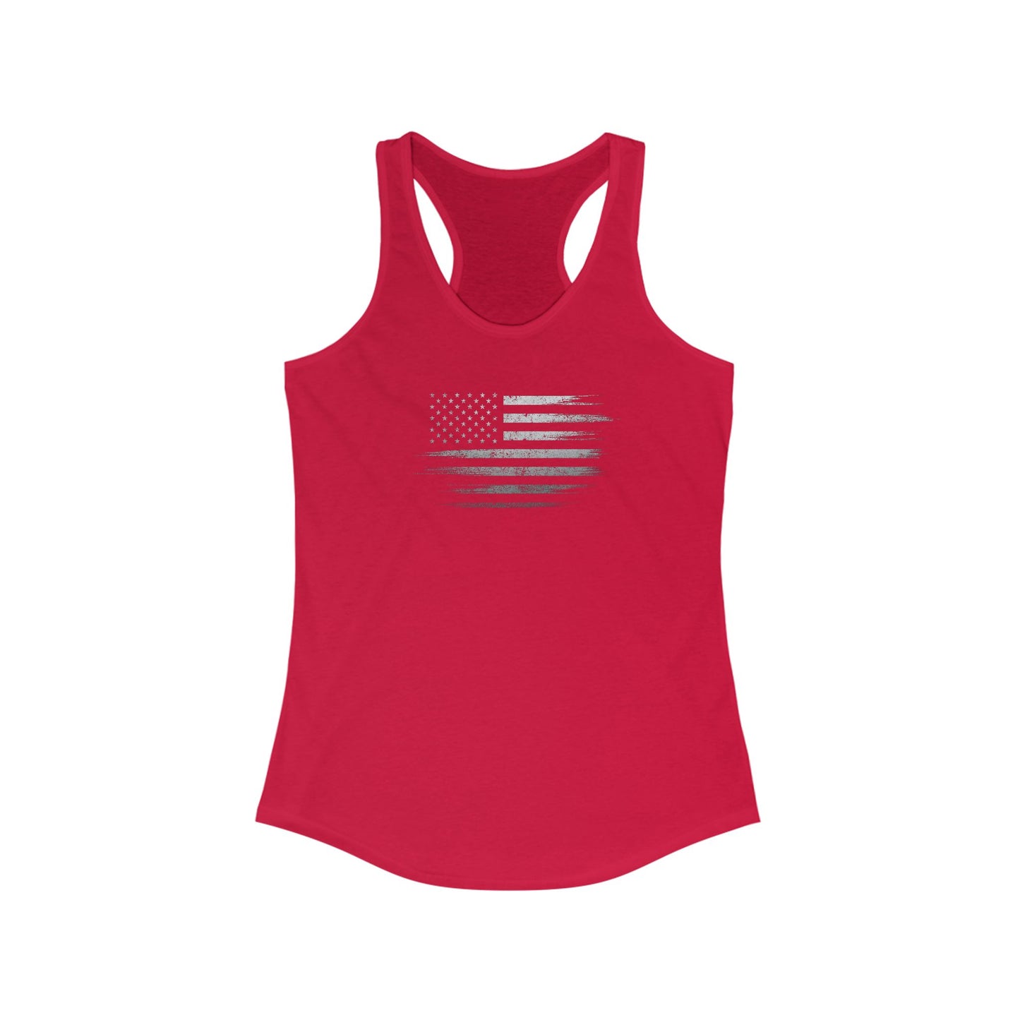 Patriotic Women's Racerback Tank Top | USA Flag Shirt ( TONS OF COLORS )