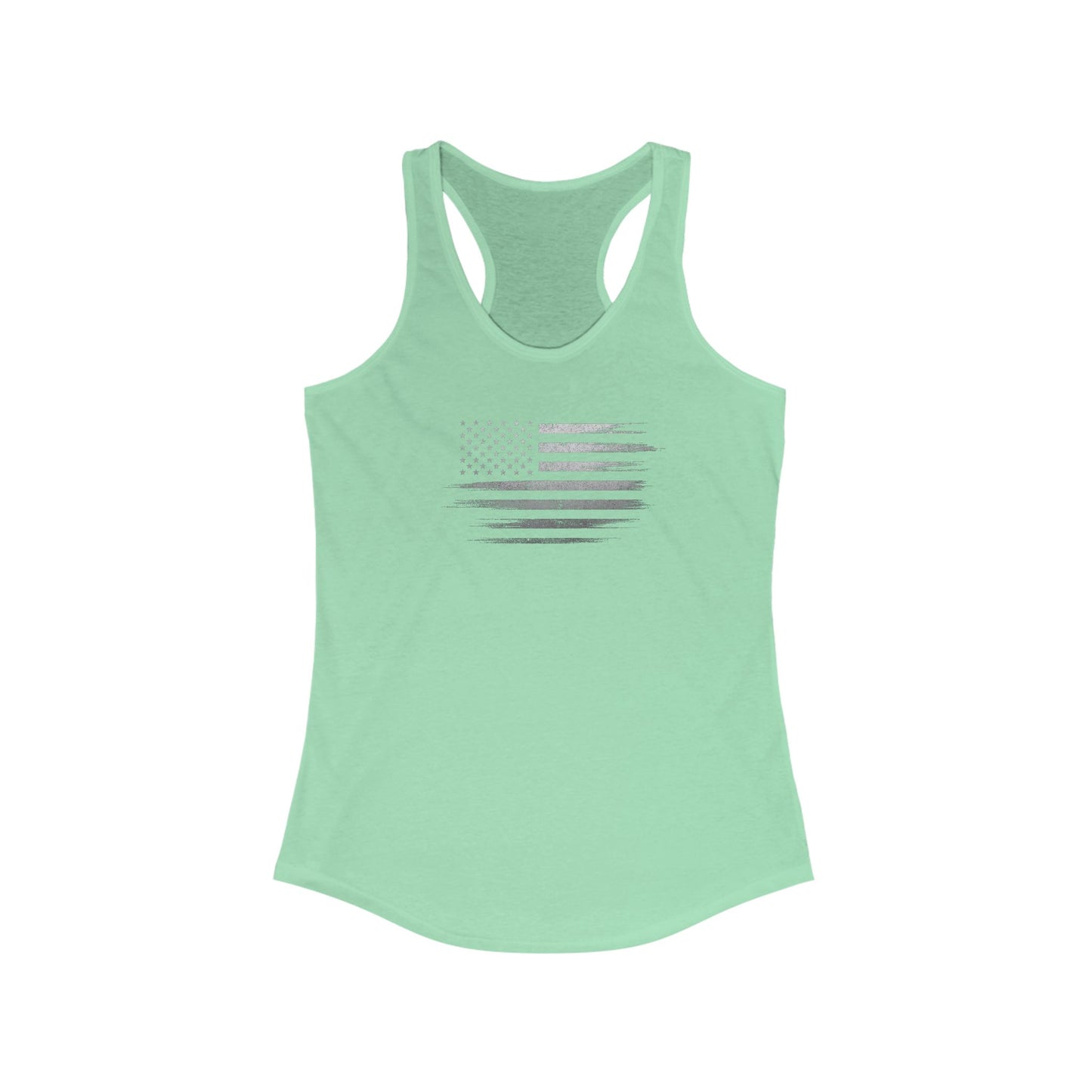 Patriotic Women's Racerback Tank Top | USA Flag Shirt ( TONS OF COLORS )