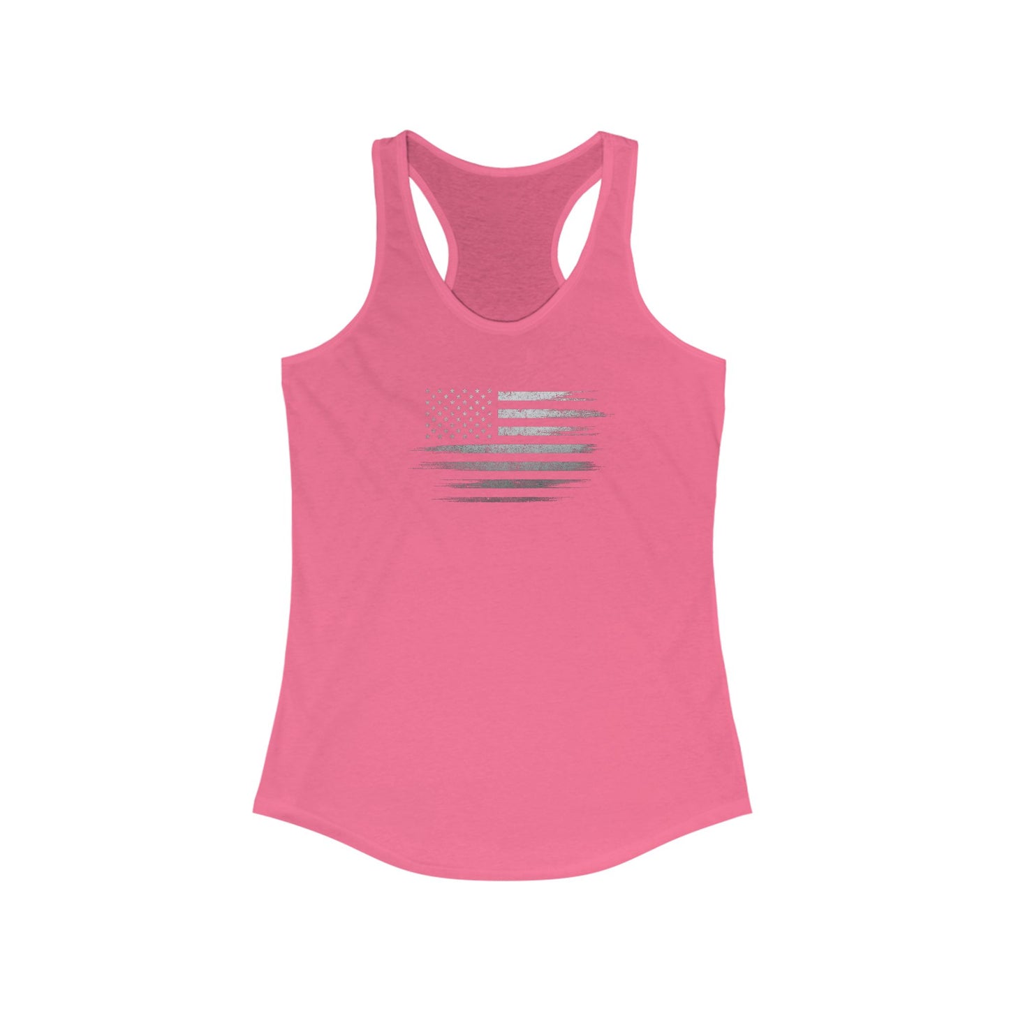Patriotic Women's Racerback Tank Top | USA Flag Shirt ( TONS OF COLORS )