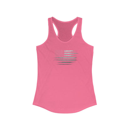 Patriotic Women's Racerback Tank Top | USA Flag Shirt ( TONS OF COLORS )