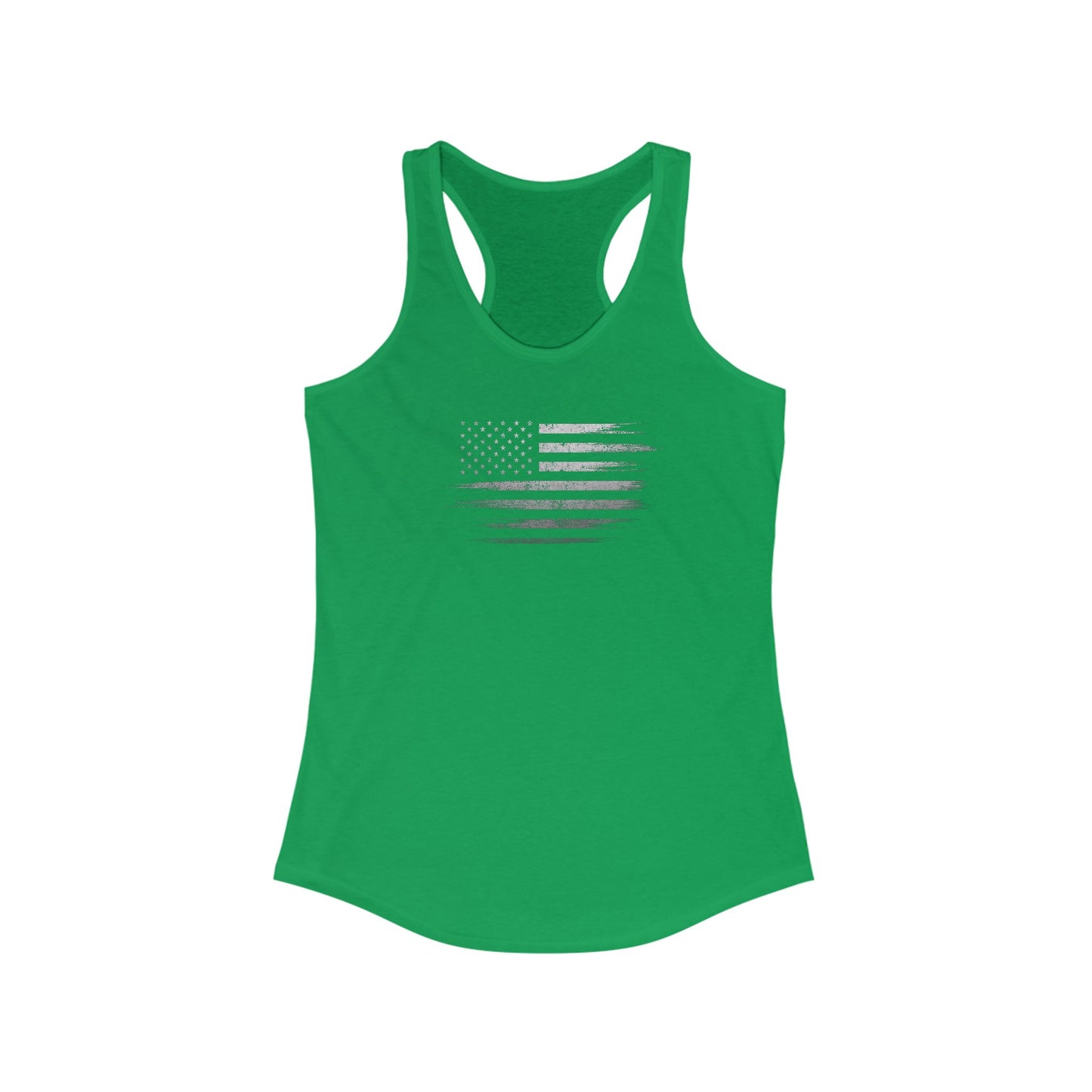 Patriotic Women's Racerback Tank Top | USA Flag Shirt ( TONS OF COLORS )