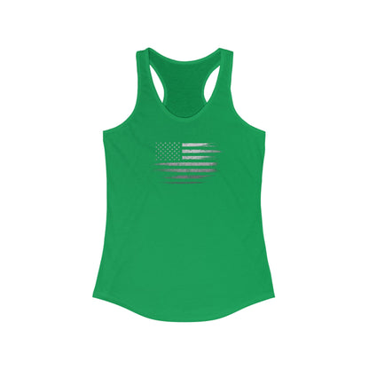 Patriotic Women's Racerback Tank Top | USA Flag Shirt ( TONS OF COLORS )