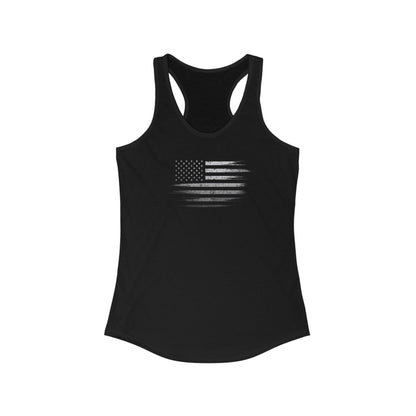 Patriotic Women's Racerback Tank Top | USA Flag Shirt ( TONS OF COLORS )