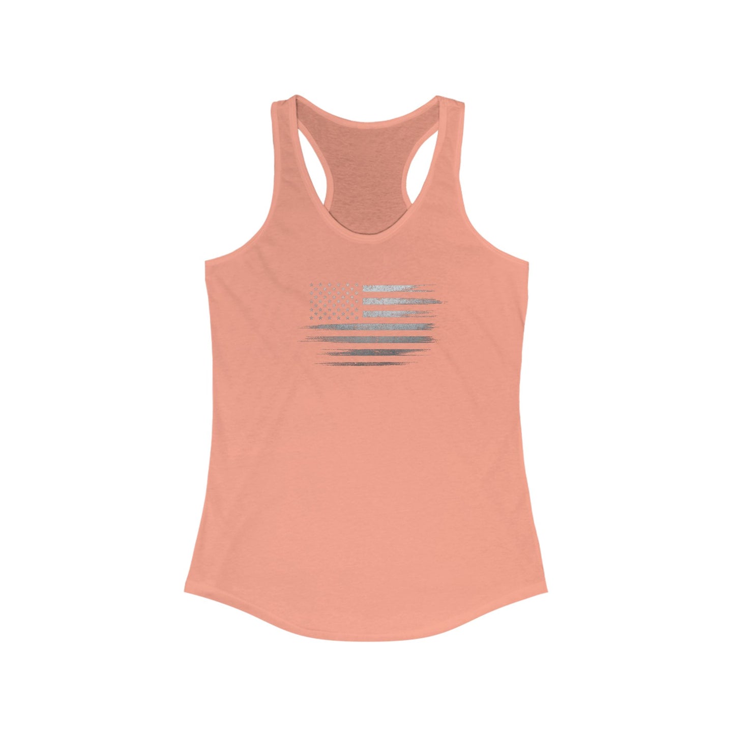 Patriotic Women's Racerback Tank Top | USA Flag Shirt ( TONS OF COLORS )
