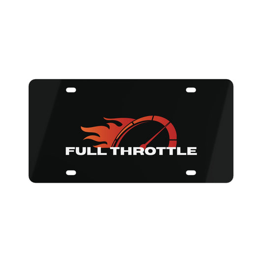 Full Throttle License Plate ( Customizable Option )