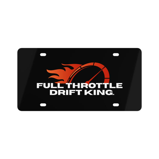 Drift King License Plate